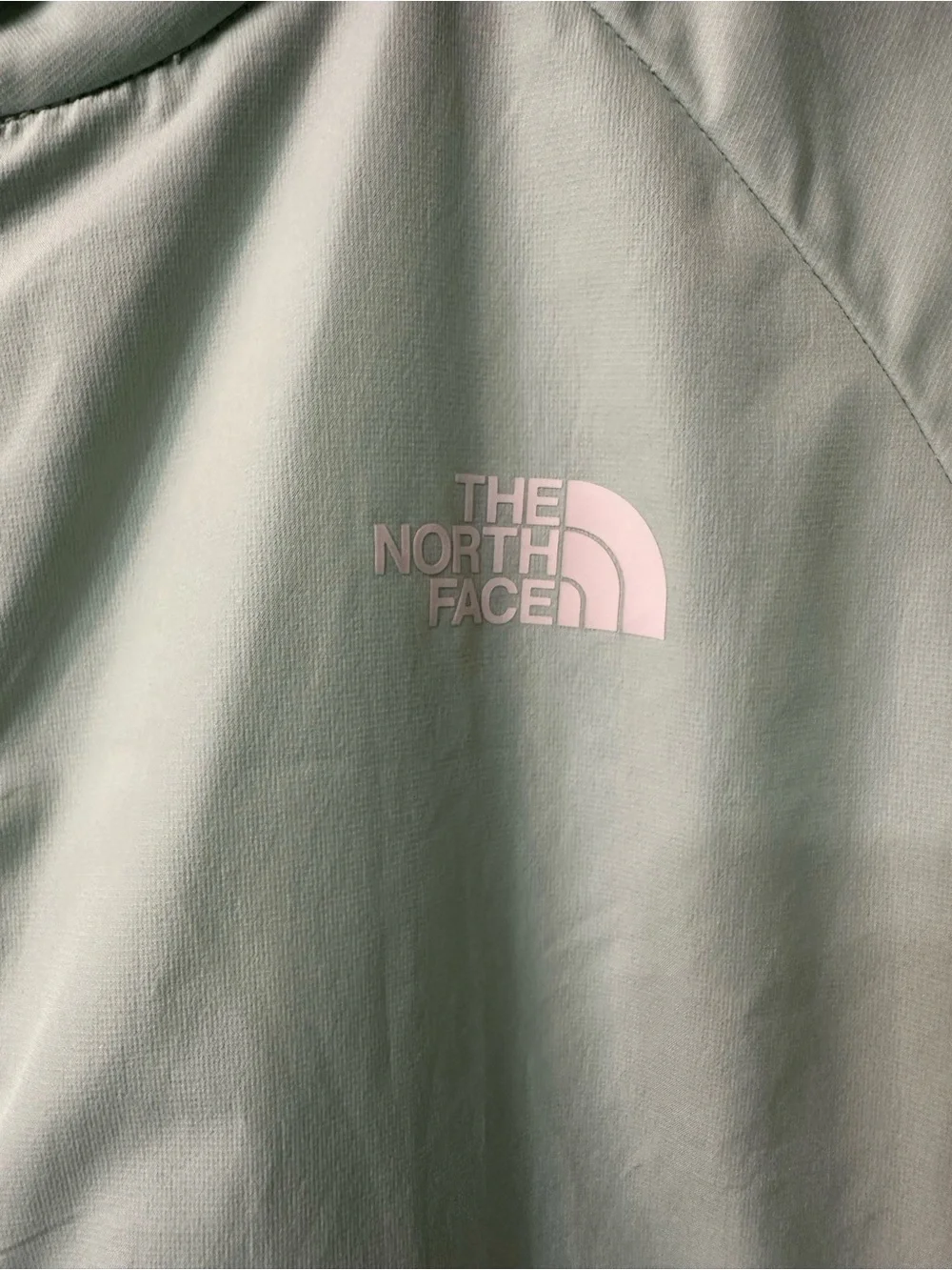 The North Face WindWall Women's Hooded Full Zip Windbreaker Jacket Green L - Picture 2 of 11